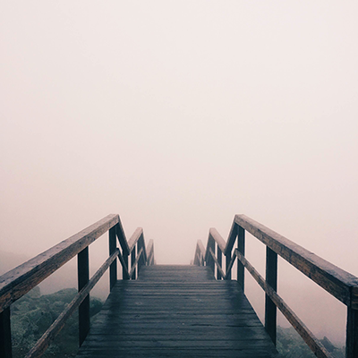 Wooden stage